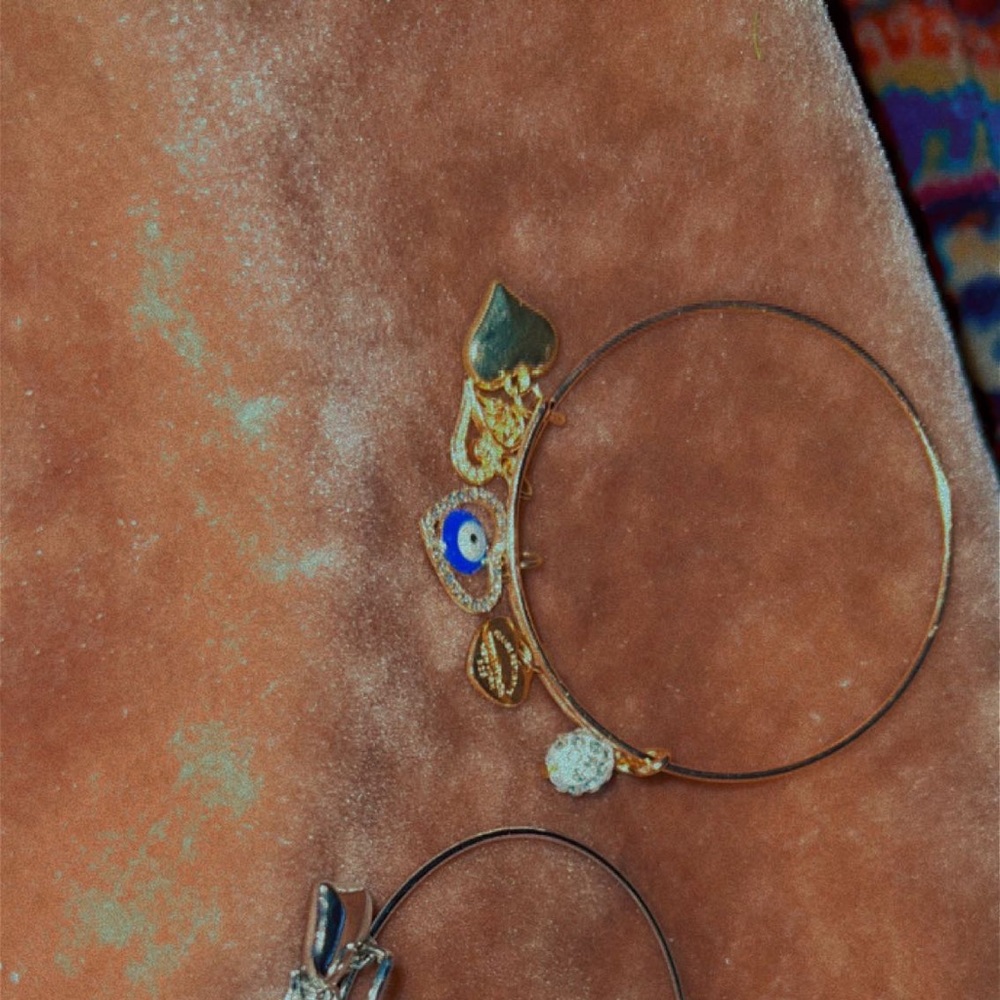 Evil eye 🧿 bracelet gold and silver - Picture 2 of 2